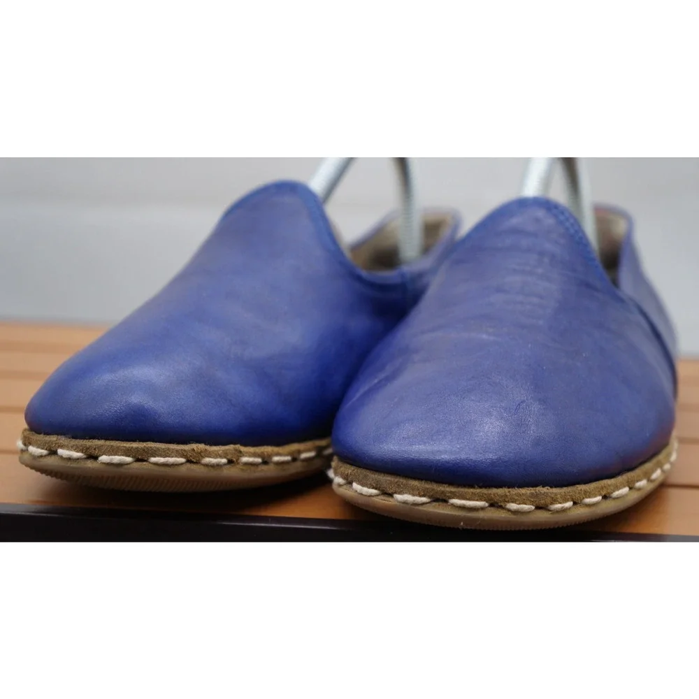 Sabah Loafer Size 40/ 8.5 leather Slip On Shoes Turkey Handmade